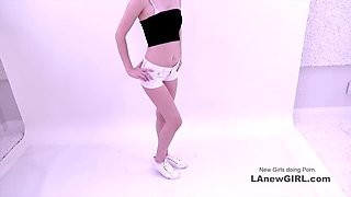 Beautiful Girl gets Ejaculant in Tight Asshole Audition Ass Fucking