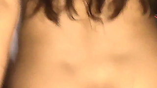 Big Ass Asian Whore Begs for Cream From White Dick