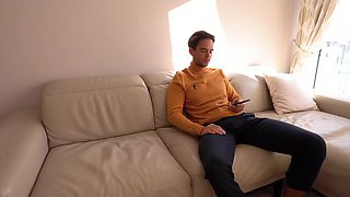 Horny blonde girlfriend craves for the cock of her boyfriend