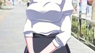 An animation of doing embarrassing things with the sister of the Shinkansen flight attendant-2 x264