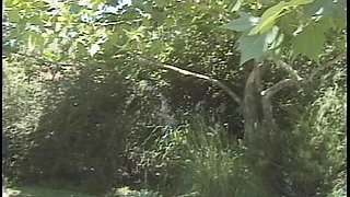 Tattooed Teen Gets Ass and Pussy Drilled Deep by a Guy with Big Cock on the Field