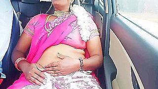 Telugu Dirty Talks Sex Saree Aunty Fucking Auto Driver Car Sex 3