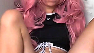 Pretty Girl Watches Porn and Fingering Wet Pussy