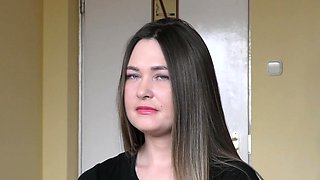 Watch stockings brunette european babe get hot for her man