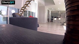 Nanny Lets Boss Borrow Her Fuck Hole After Getting Caught Playing With Her Toys