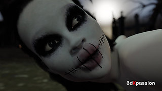 Alloween Orgy on the Bare Ground - Pumpkin Patch Pleasure: a Secret Orgy in the Graveyard