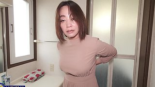 Brunette Yusuke Amano sucking a dick before being fucked