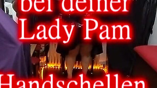 Lady Pam - Strict Domina Uses Handcuffs and Intense Electric Training