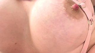 Stacked brunette goes solo toys and masturbation