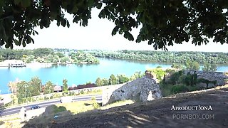 Blow Job And Cum Swallow At The City Castle