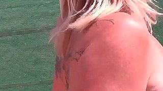 AuntJudysXXX - Busty Mature Ladies Melody and Randy Raz Get Naughty by the Pool