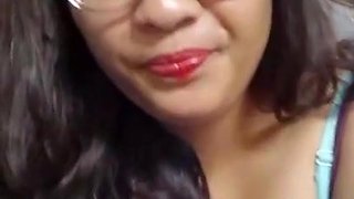 Indian beauty captivates with curvy, live sensual charm