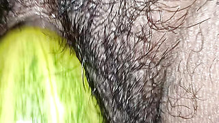 I inserted a 9 inch cucumber into my pussy today.