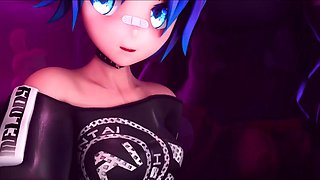 Cute 3d animated teen accepts a task from her viewers to ride a tremendous black cock