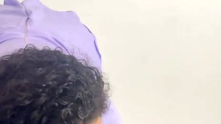 She likes to play with her feet while sucking the big Mexican cock