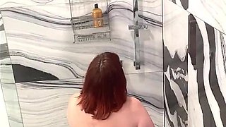 Marcy Diamond Big Booty Shower Masturbation