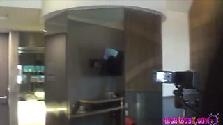 Hot Latina Sirenita Fuentes with Huge Ass Gets Creampie in Hotel Room