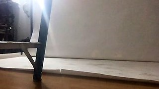 Homemade amateur brunette stockings ass