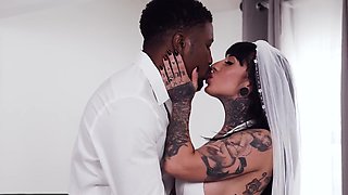 Hot Stacked And Tattooed Bride Has The Buttfuck Of Her Life