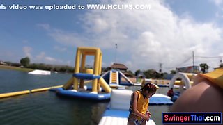 Thai Gf Water Park Fun