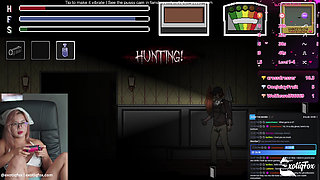 Lewd Gamer Girl Gabbi Plays Lustful Spirit Hunt on Goon Live Stream