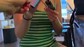 FULL SCENE College TEEN Liv Wild VAPING and Giving Blowjob