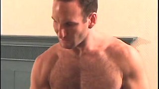 Straight Boy Brock Beating Off