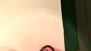 Teen 18+ Playing Dildo On The Bed