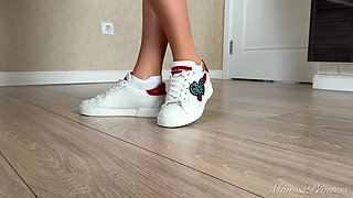 My Sneakers Perform and Whisper Happy Birthday by Tapping