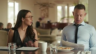 Melissa's Brunette Heat Ignites in Wild Horny Intimate Passion