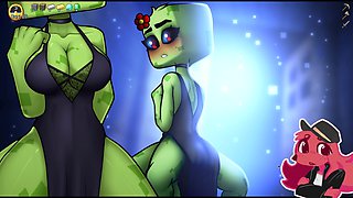 Minecraft Alex gets down and dirty in a horny craft adventure with a monster girl