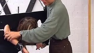 Spanked and waxed German whore gets a facial after a hot fuck