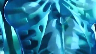 Gifdoozer Slime Tifa Dildo Play: Intense Masturbation with a Huge Dildo, Tight Pussy Gaping, and Cum-hungry Ass