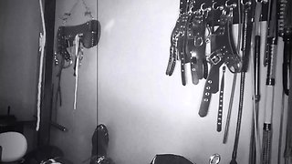 Femdom fetish mistresses fuck bdsm loser with strapon