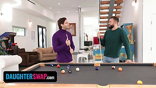 Stepfathers train their daughters how to fuck - daughterswap