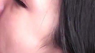 Skinny Japanese Teen Kaho Masturbates and Injected Into Step Father Pussy