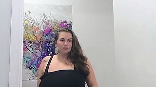 Big boobs milf masturbates with her dildo