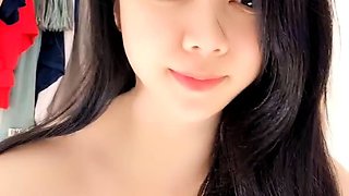 Pretty Japanese teen solo masturbation Uncensored
