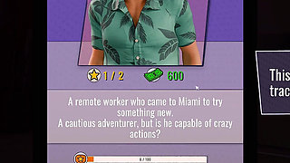 Ep2: Diana Masturbated His Cock - Grand Tits Adventure (gameplay)