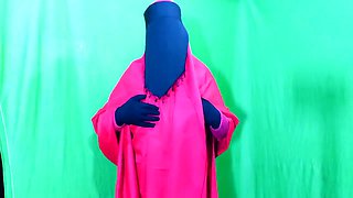 Muslim Hijabi Beautiful Housewife Fucking With Neighbor - With Clear Bangla Audio