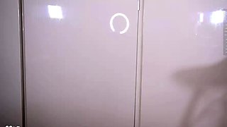 Blonde tight pussy babe solo toy fun in glamour masturbation