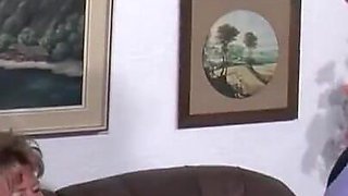 Old bastard fucks two thick MILFs