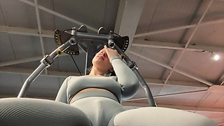 Masturbate in the Gym so Hard