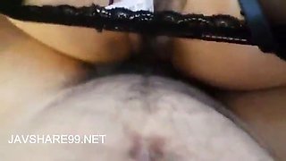Asian girl fucked on bed