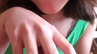 How Beautiful a Hard Cock Looks in My Hands with Long Nails