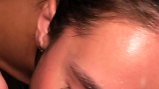 Submissive Slut Fucked in Mouth Rought with CIM