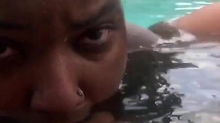 Underwater Blowjob Threesome