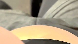 Big Bouncing Tits on Exercise Bike