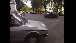 Italian Threesome with Two Big Cocks for a Masked Redhair