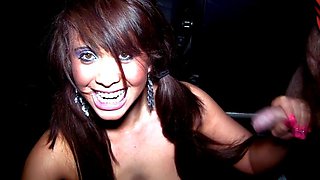 Amateur girlfriend anal group sex with facial